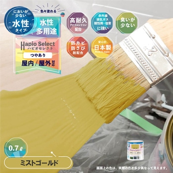 ハピオセレクト 水性シリコン多用途(つやあり) カンペハピオ