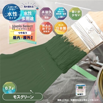 ハピオセレクト 水性シリコン多用途(つやあり) カンペハピオ