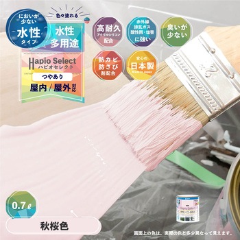 ハピオセレクト 水性シリコン多用途(つやあり) カンペハピオ