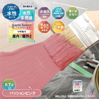 ハピオセレクト 水性シリコン多用途(つやあり) カンペハピオ