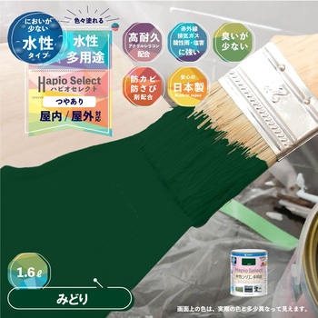 ハピオセレクト 水性シリコン多用途(つやあり) カンペハピオ