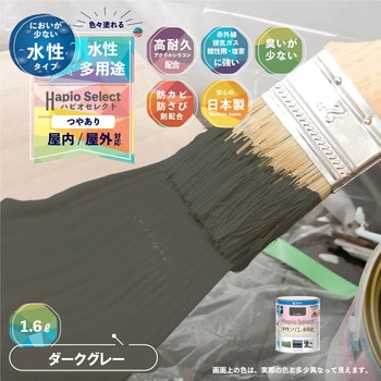 ハピオセレクト 水性シリコン多用途(つやあり) カンペハピオ