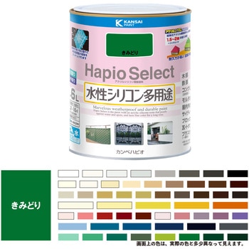 ハピオセレクト 水性シリコン多用途(つやあり) カンペハピオ