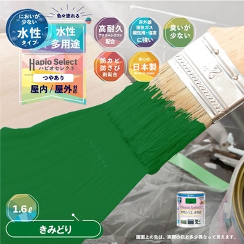 ハピオセレクト 水性シリコン多用途(つやあり) カンペハピオ