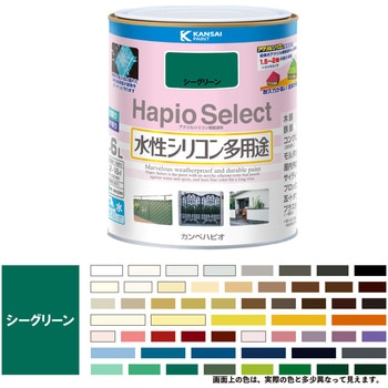ハピオセレクト 水性シリコン多用途(つやあり) カンペハピオ