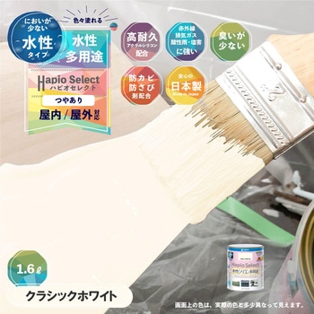 ハピオセレクト 水性シリコン多用途(つやあり) カンペハピオ