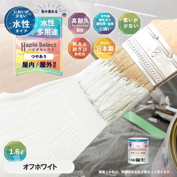ハピオセレクト 水性シリコン多用途(つやあり) カンペハピオ