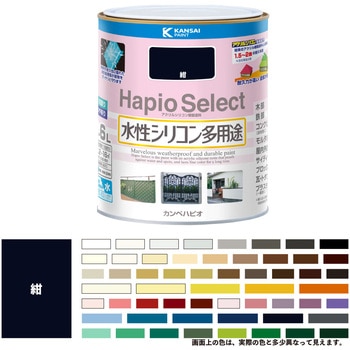 ハピオセレクト 水性シリコン多用途(つやあり) カンペハピオ