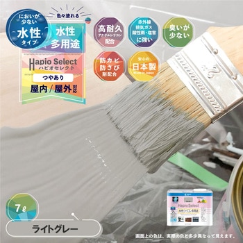 ハピオセレクト 水性シリコン多用途(つやあり) カンペハピオ