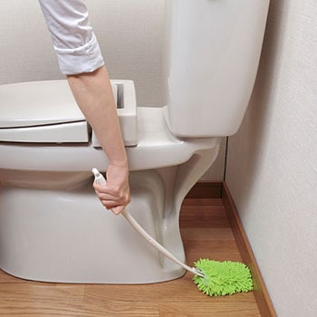 トイレ床ふきモップ スペア付 サンコー