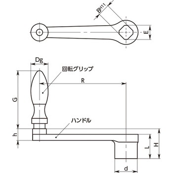 ストレートクランク NBK(鍋屋バイテック会社)