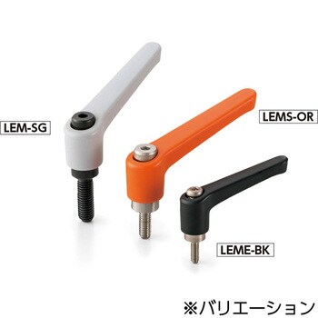 LEME-10-25-SG プラクランプレバー(おねじ) 1個 鍋屋バイテック(NBK