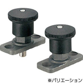 フランジつきインデックスプランジャ - ロック機構つき - コンパクトタイプ NBK(鍋屋バイテック会社)