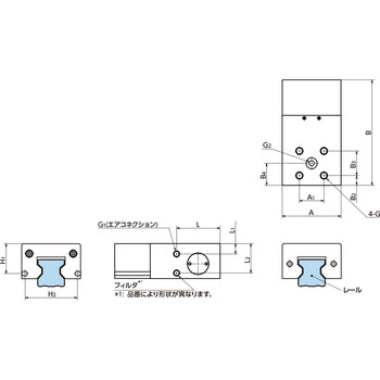 NBK リニアクランパ・ズイ NBK(鍋屋バイテック会社)