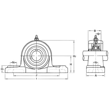 EP210 Pillow type unit Bearing box only ASAHI SEIKO 22150266 - Effective  Positioning Range (mm): (Axial direction) 10, Mass of Unit (kg): ,  Nominal Size of Mounting Bolt: M16, RoHS directive (corresponding