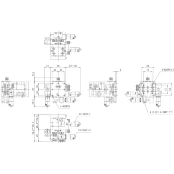 ハイグレードアルミXYZステージ 30×30 中央精機 XYZ回転ステージ