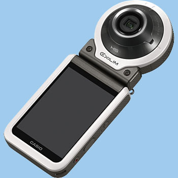 CASIO デジタルカメラ EXILIM EX-FR100WE カメラ部/モニター部分離 フリースタイルカメラ EXFR100 ホワイト | CASIO デジタルカメラ EXILIM EX-FR100WE カメラ部⁄モニター