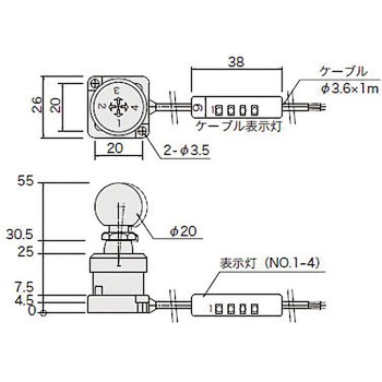 4 方向プローブスイッチ アサ電子工業