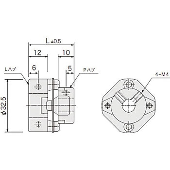 ディスク型カップリング C1Nタイプ アサ電子工業