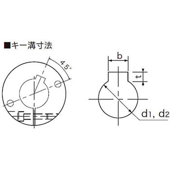 KLC80C-22-30 ディスク型カップリング KLCタイプ 1個 アサ電子工業