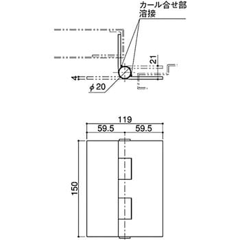 重量用丁番 SYS(シブタニ)