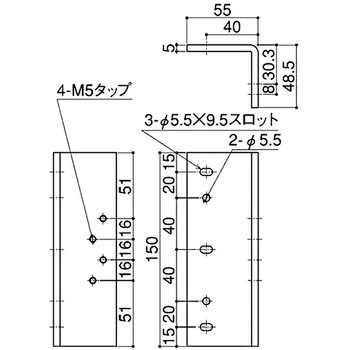 丁番裏板 SYS(シブタニ)