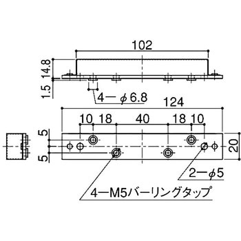 ドアーチェック枠用裏板(パラレル仕様) SYS(シブタニ)