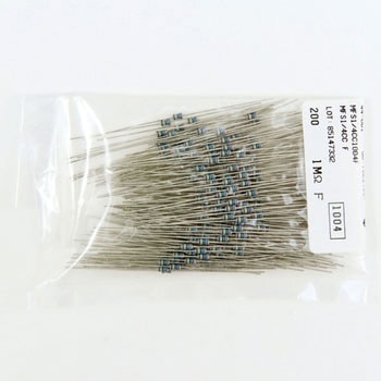 塗装絶縁形金属皮膜固定抵抗器 MF KOA