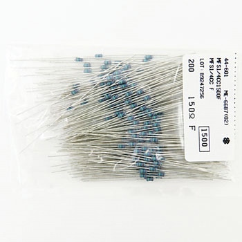 塗装絶縁形金属皮膜固定抵抗器 MF KOA