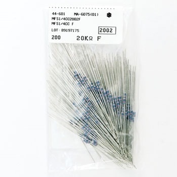 塗装絶縁形金属皮膜固定抵抗器 MF KOA