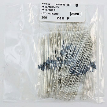 塗装絶縁形金属皮膜固定抵抗器 MF KOA