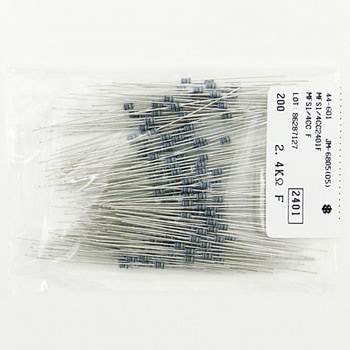 塗装絶縁形金属皮膜固定抵抗器 MF KOA