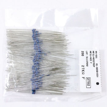 塗装絶縁形金属皮膜固定抵抗器 MF KOA