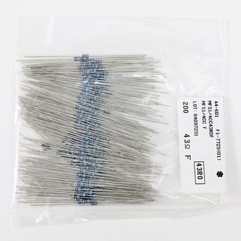 塗装絶縁形金属皮膜固定抵抗器 MF KOA