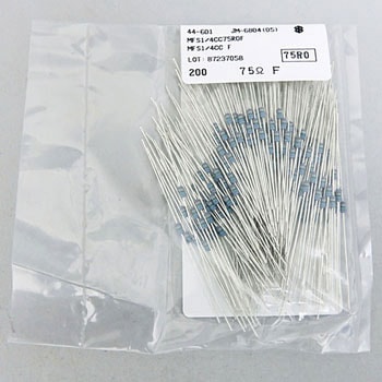 塗装絶縁形金属皮膜固定抵抗器 MF KOA