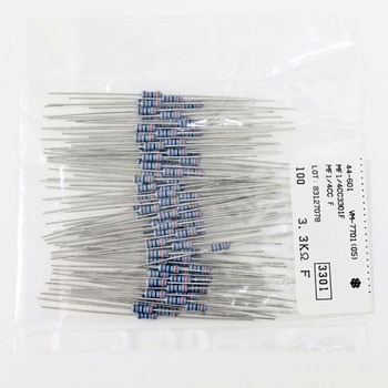 塗装絶縁形金属皮膜固定抵抗器 MF KOA
