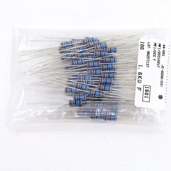 塗装絶縁形金属皮膜固定抵抗器 MF KOA