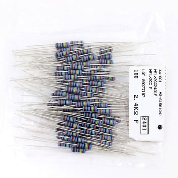 塗装絶縁形金属皮膜固定抵抗器 MF KOA