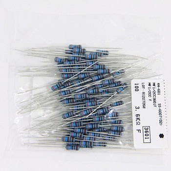 塗装絶縁形金属皮膜固定抵抗器 MF KOA
