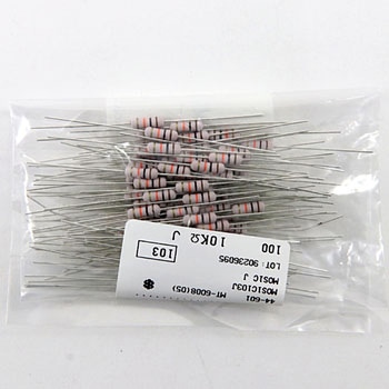 小形酸化金属皮膜固定抵抗器 MOS KOA