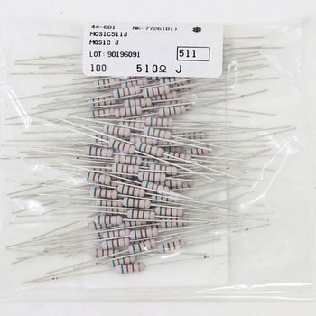 小形酸化金属皮膜固定抵抗器 MOS KOA