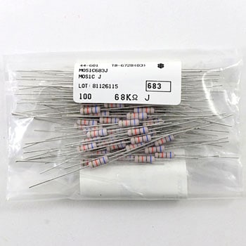 小形酸化金属皮膜固定抵抗器 MOS KOA