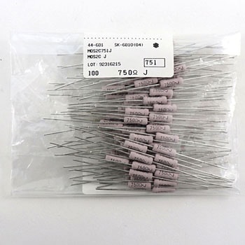 小形酸化金属皮膜固定抵抗器 MOS KOA