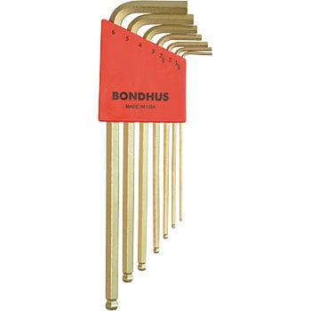 ボールポイント・六角ロングL-レンチセット BONDHUS 六角棒