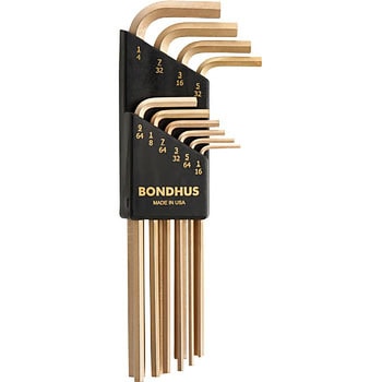 六角ロングL-レンチセット BONDHUS