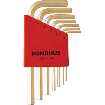 六角ショートL-レンチセット BONDHUS