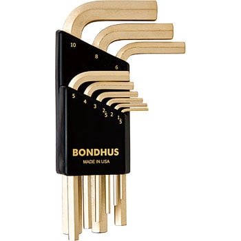 六角ショートL-レンチセット BONDHUS