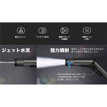 電源不要 高圧洗浄ホースセット インベス