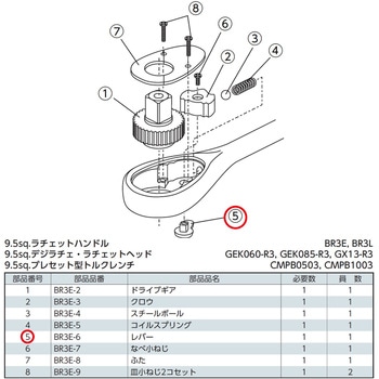 レバー KTC