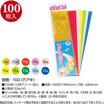 七夕飾り 短冊 穴アキ ササガワ
